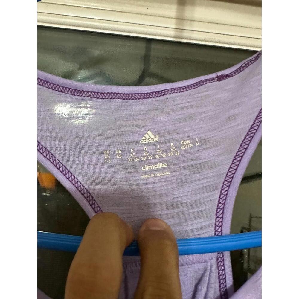 Adidas Climalite Racerback Tank – XS – Lavender - Picture 5 of 9
